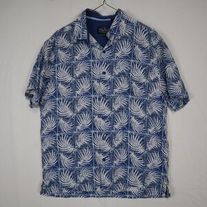 Nat Nast Shirt Mens Medium Luxury Originals Silk Blend Tropical Casual Button Up